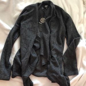 dark gray cardigan Bobeau NWT
